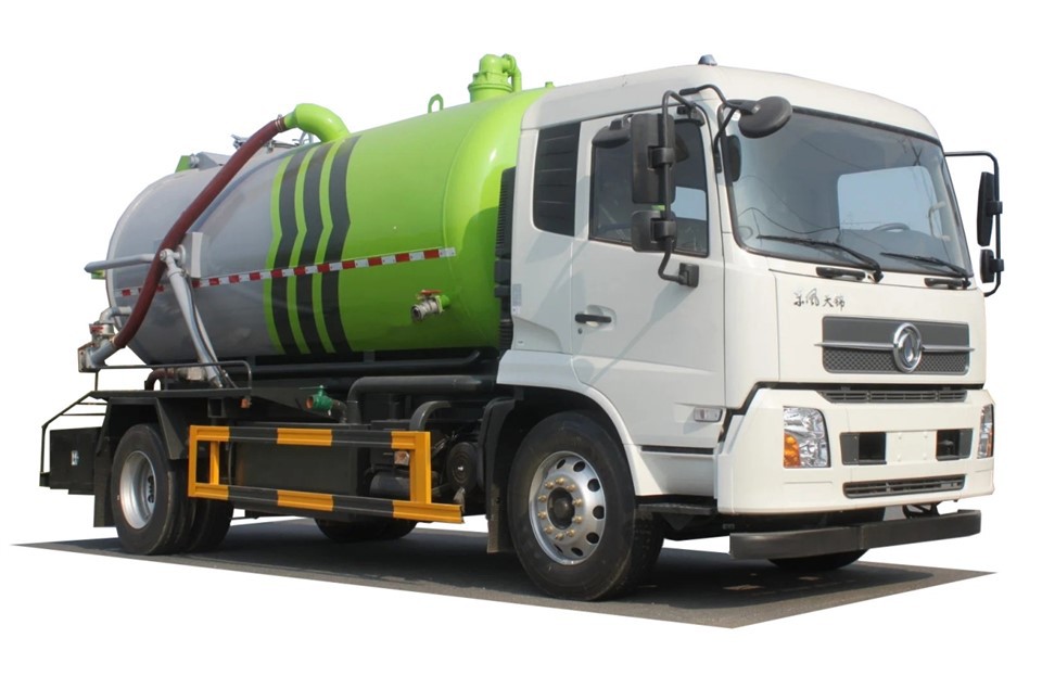 6 Wheelers 11 CBM Vacuum Tank Truck